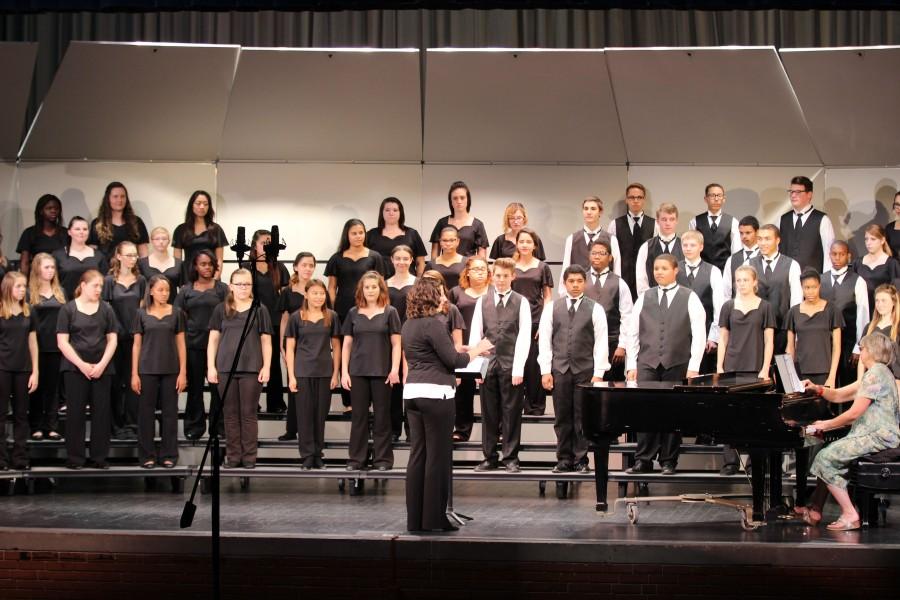 Members of JCHS Choir of the fall concert on 10/6/2015