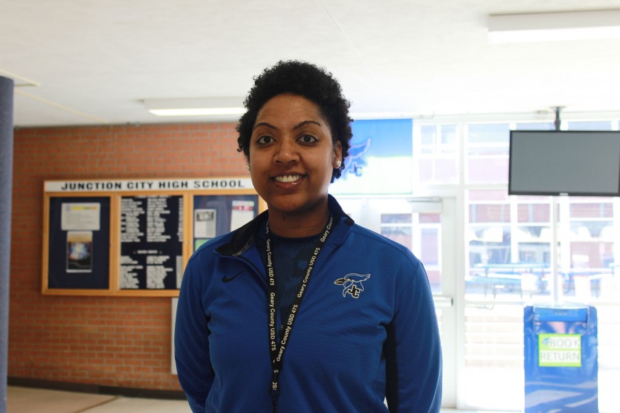 Maleika McBree joins JCHS as a new hall monitor