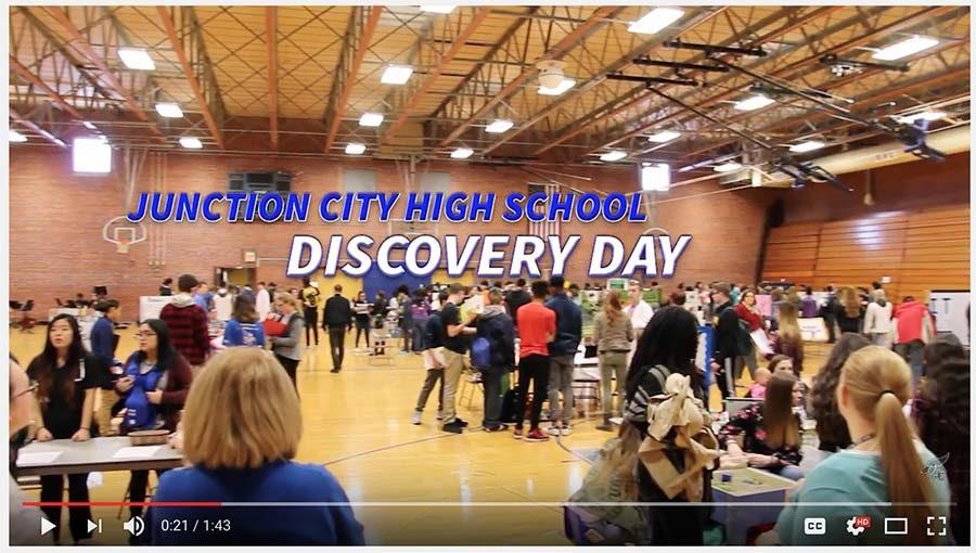 Junction City High School hosts its annual Discovery Day at the CAC. Freshman come to adventure and see all of the exciting activities the campus has to offer!
