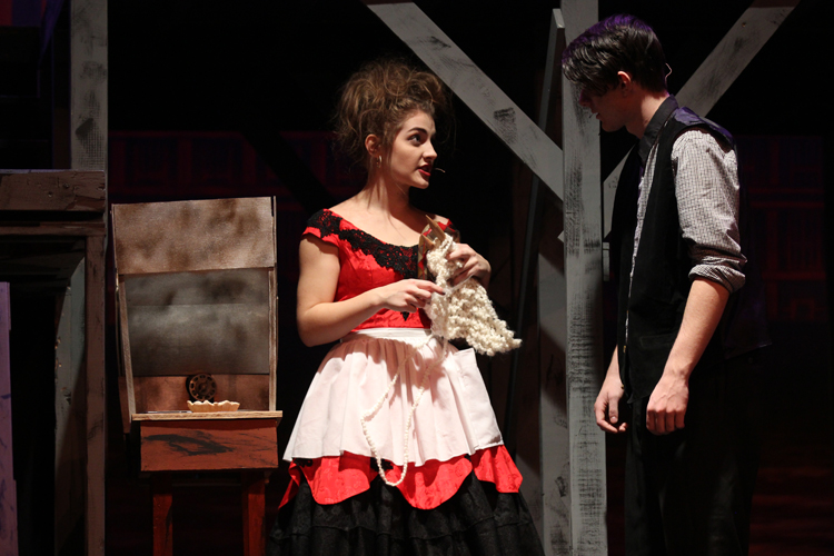 Chloe Brass performs in Sweeney Todd: The Musical on Friday March 9th.