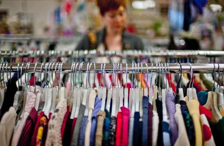 Thrift shopping is one of the fun and inexpensive things to do this spring break.