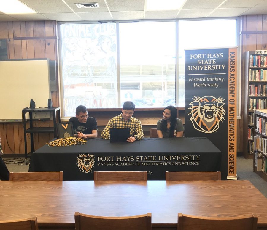 Sophomore Jerimiah Nieves was accepted into the Fort Hays State University KAMS program.