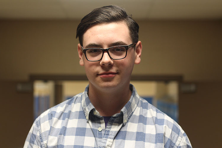 Senior Trevor Provost talks about his experiences at a Trump Rally in Topeka.